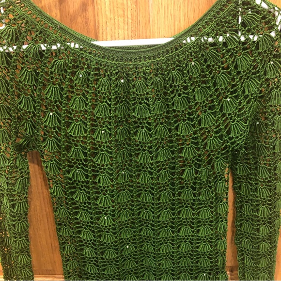Crochet Macrame Dress Swim Cover Up - Picture 3 of 3